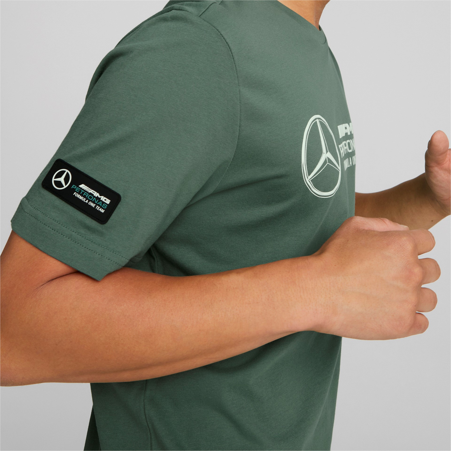 Mercedes-AMG Petronas Motorsport Formel 1-Logo T-Shirt Deep Forest